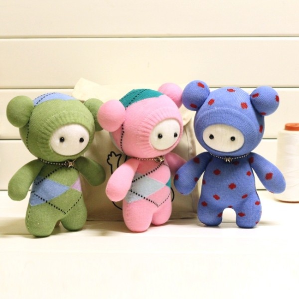 Drugie życie skarpet: dekoracje i porządki w Twoim domu — Bukiet ze skarpet