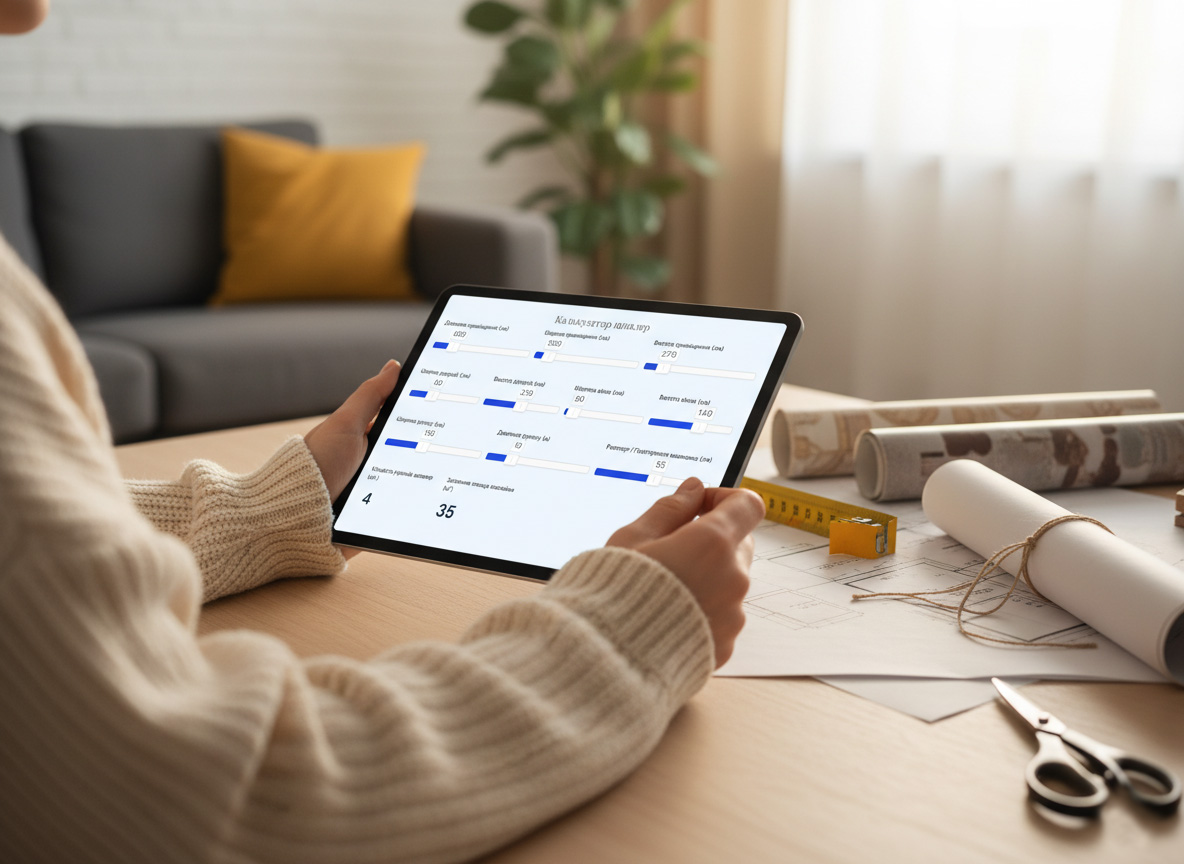 Tapety 2026: Kalkulator Kalkulator tapet 2026: Obliczanie ilości rolek tapety z uwzględnieniem raportu wzoru dla oszczędności.