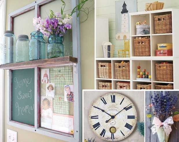 Prowansalski pokój dziecka Pokój dziecięcy w stylu prowansalskim z pastelowymi ścianami i rustykalnymi meblami