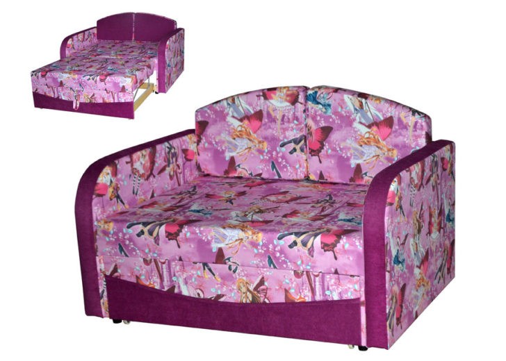 Sofa Delfin dla dziecka Przytulna sofa dla dziecka z mechanizmem Delfin, idealna do małego mieszkania.