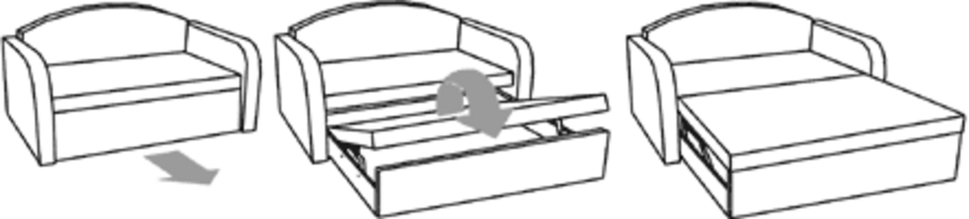 Komfortowy sen dziecka Sofa z mechanizmem Delfin zapewnia komfortowe i równe miejsce do spania dla dziecka.