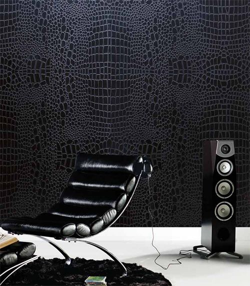 Tapety 3D: Efekt głębi Teksturowane tapety 3D tworzące efekt objętości w aranżacji wnętrz 2026.