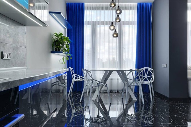 Jadalnia art deco Strefa jadalna w mieszkaniu 75 m2 w stylu art deco – elegancja i styl