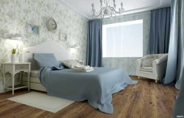 Prowansalska sypialnia Jasna sypialnia w stylu prowansalskim: pastelowe kolory i rustykalny urok.