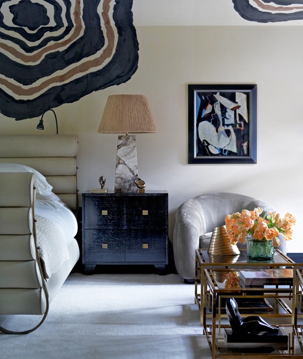 Inspiracje artystyczne Wyjątkowe wnętrze domu: glamour, Art Deco i przestrzeń dla artysty