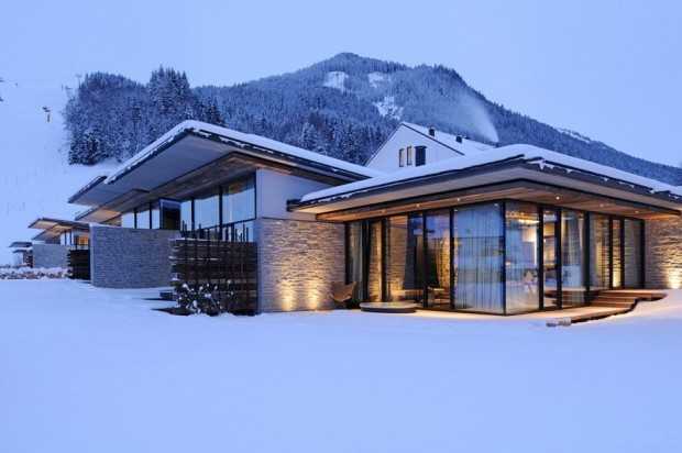 Nowoczesność Wiesergut Hotel Wiesergut Hotel Austria: nowoczesny design, architektura minimalistyczna i wykorzystanie szklanych elementów w 2026.