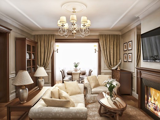 Salon 2026: Klasyczna elegancja, która zachwyci Twoich gości — Aranżacja salonu 2026