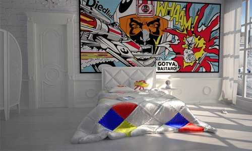 Pop-art: Dawka Energii! Inspiracja pop-art w wystroju wnętrz z jaskrawymi barwami i elementami komiksów.