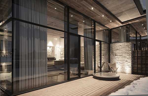 Wiesergut: Design i natura Nowoczesny design hotelu Wiesergut w Austrii: minimalistyczny wystrój wnętrz z drewnianymi elementami.