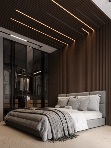 Salon 2026: Inspiracje Wizualizacja wnętrza 2026: Oświetlenie dekoracyjne i ergonomiczne meble w nowoczesnym salonie.