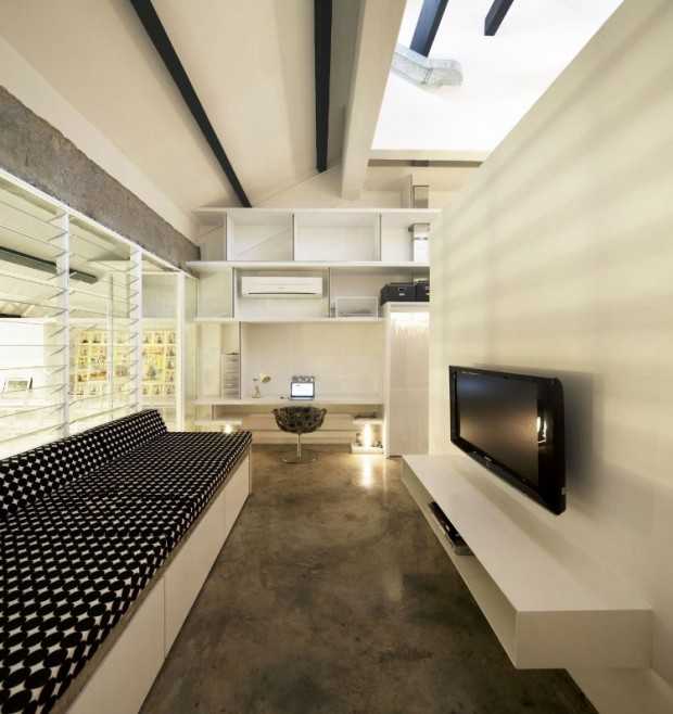 Industrialny detal Detal architektoniczny w industrialnym stylu, podkreślający surowość loftowego mieszkania.