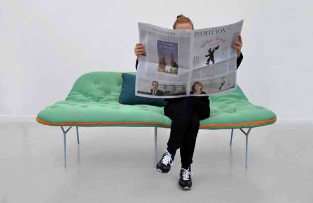 Samr: kanapa dla Ciebie Kompaktowa kanapa Samr projektu Stefani Hornig dla małych mieszkań.