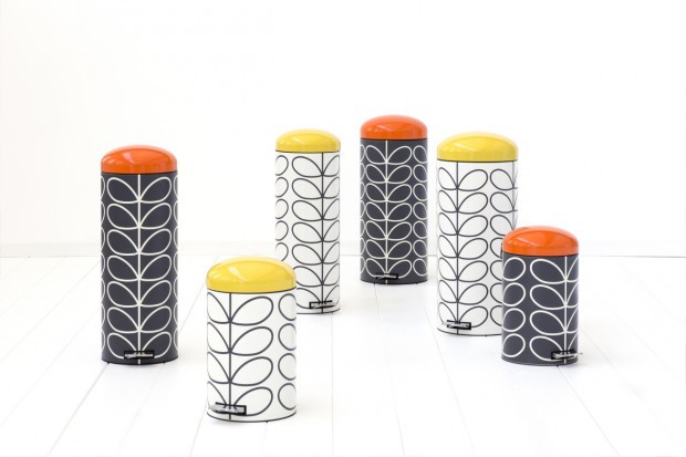Brabantia Orla Kiely Retro kosze Brabantia we współpracy z Orlą Kiely, pojemność 12, 20 i 30 litrów.