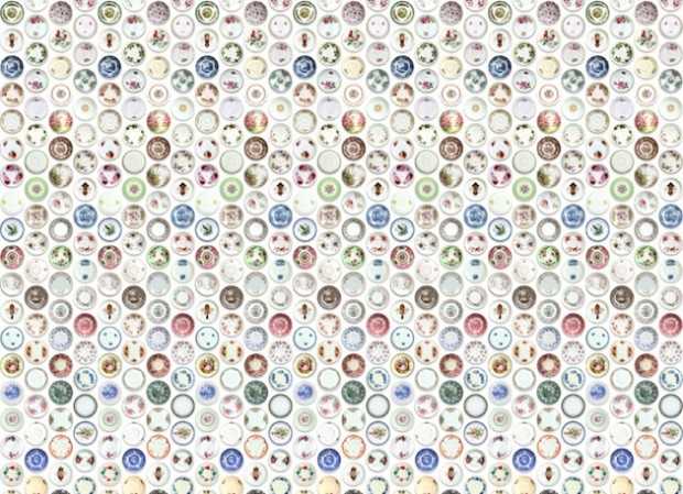 Inspirująca tapeta vintage Tapeta vintage z porcelanową tarczą: łatwe czyszczenie, styl francuski, trendy 2026 - inspiracje.