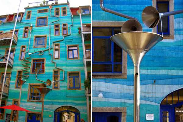 Designerskie orynnowanie Pomysł na stylowe rynny: nowoczesny design rynien do domu z ogrodem.