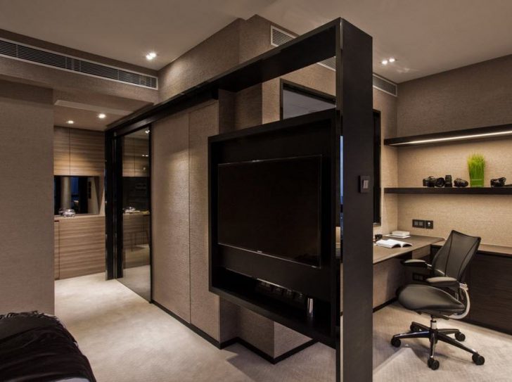 Przegroda z ekranem Przegroda wewnętrzna z wbudowanym systemem wideo - innowacyjne rozwiązanie 2026