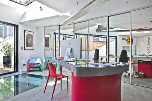 Francuski Pop-art 2026 Mieszkanie trzypoziomowe: pop-art w architekturze francuskiej z 2026 roku.