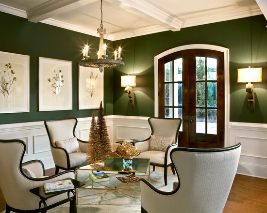 Zieleń w małym salonie Mały zielony salon z roślinami doniczkowymi i minimalistycznym designem w 2026